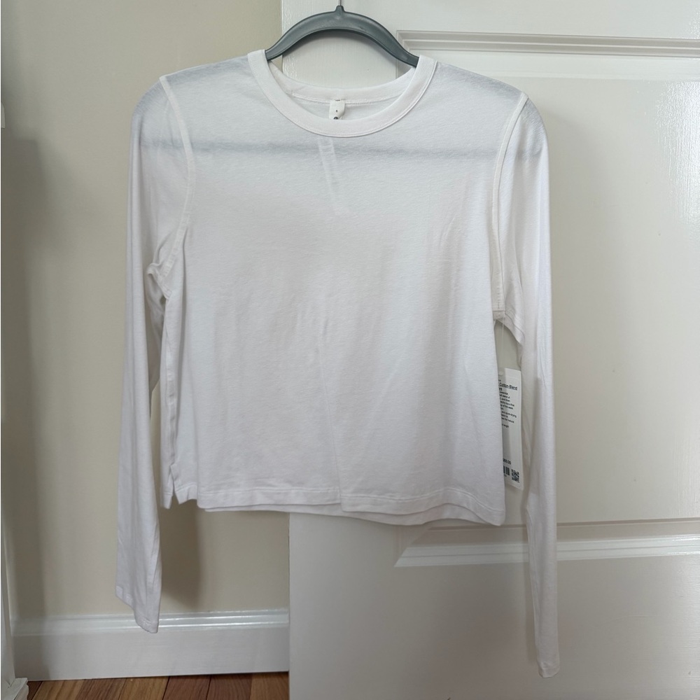 NWT Lululemon Classic Fit White LS